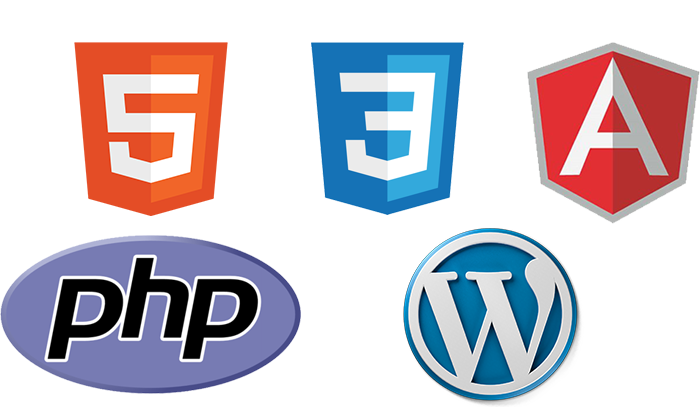 PHP, HTML, CSS, Wordpress, AngularJS